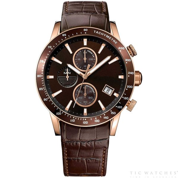 new men's watch 1513392 brown dial and leather strap chronograph watch for men, Slivery;brown
new men's watch 1513392 brown dial and leather strap chronograph watch for men, Slivery;brown