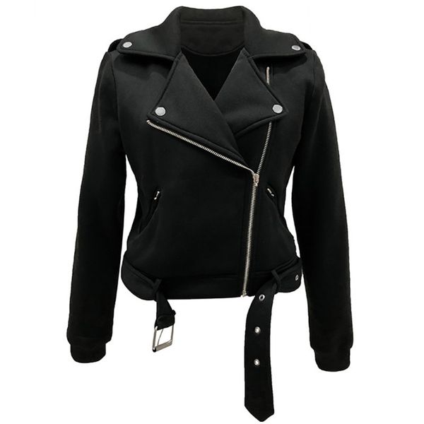 new arrial women autumn winter suede faux leather jackets lady fashion matte motorcycle coat biker outwear 2019 coat, Black
new arrial women autumn winter suede faux leather jackets lady fashion matte motorcycle coat biker outwear 2019 coat, Black