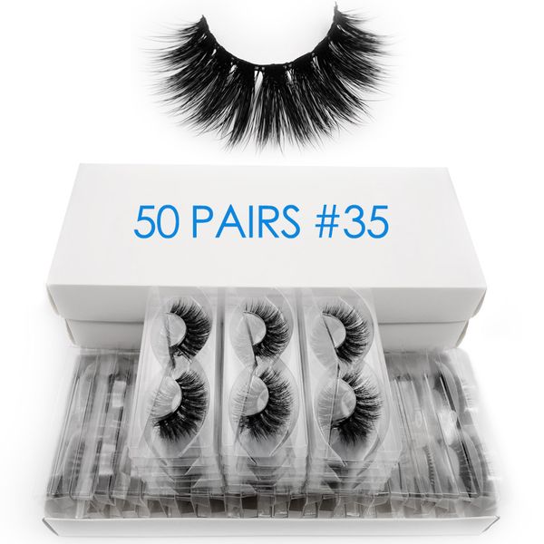 50 pairs whole mink eyelashes bulk fluffy 3d lashes 100 cruelty natural long false eyelash extension makeup cilios
50 pairs whole mink eyelashes bulk fluffy 3d lashes 100 cruelty natural long false eyelash extension makeup cilios