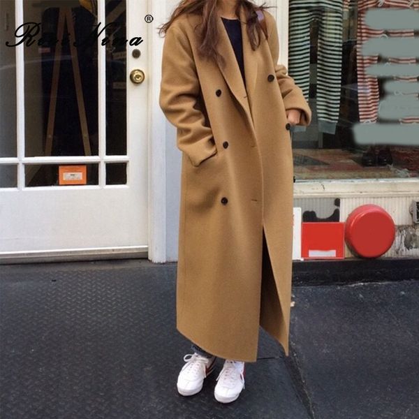 ricinina maxi long coat women jacket winter warm buttons pocket solid black korean style woolen coat women elegant jackets woman
ricinina maxi long coat women jacket winter warm buttons pocket solid black korean style woolen coat women elegant jackets woman