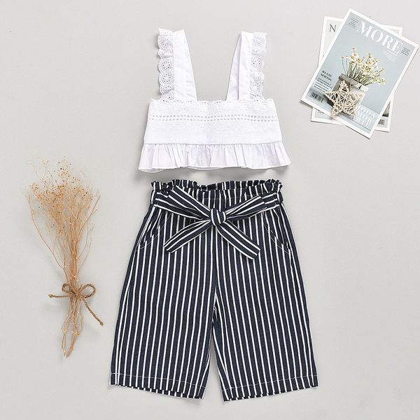 summer baby clothes set newborn outfits stripe romper bodysuit 2 pieces and pants cool loose pants baby girls set, White
summer baby clothes set newborn outfits stripe romper bodysuit 2 pieces and pants cool loose pants baby girls set, White