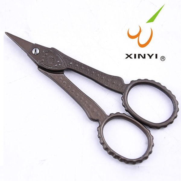 european retro stainless steel titanium plating scissors exquisite craft nose hair scissors embroidery small eyebrow
european retro stainless steel titanium plating scissors exquisite craft nose hair scissors embroidery small eyebrow