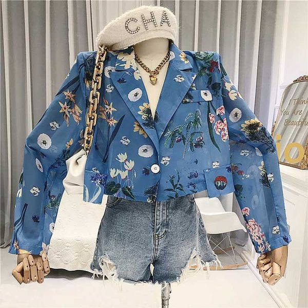 women's blouses & shirts chiffon print prairie chic crop summer 2021 blusas de mujer largos sueltos moda ropa camisas estampadas, White
women's blouses & shirts chiffon print prairie chic crop summer 2021 blusas de mujer largos sueltos moda ropa camisas estampadas, White