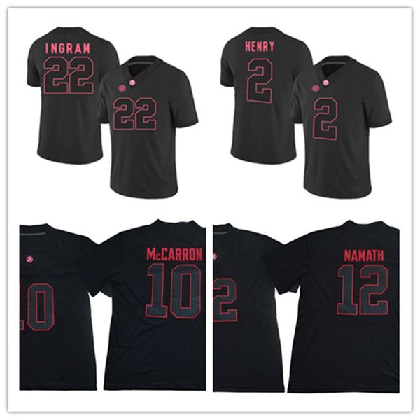 Mens NCAA Alabama Crimson Tide AJ McCarron BLACK SILHOUETTE Jersey 2 Derrick Henry 12 Joe Namath 22 Mark Ingram Alabama Football Jersey 
Mens NCAA Alabama Crimson Tide AJ McCarron BLACK SILHOUETTE Jersey 2 Derrick Henry 12 Joe Namath 22 Mark Ingram Alabama Football Jersey