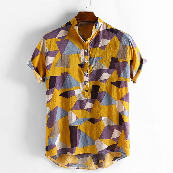 men's shirt camisa summer short sleeve shirt men casual hit color stand collar loose blouse streetwear camisa masculina, White;black
men's shirt camisa summer short sleeve shirt men casual hit color stand collar loose blouse streetwear camisa masculina, White;black