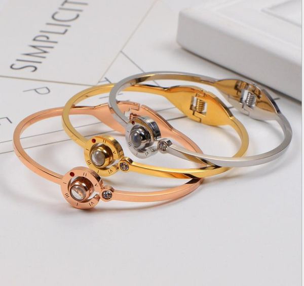 european and american fashion roman numerals bracelet jewelry 18k accessories stainless steel bracelet, Golden;silver
european and american fashion roman numerals bracelet jewelry 18k accessories stainless steel bracelet, Golden;silver