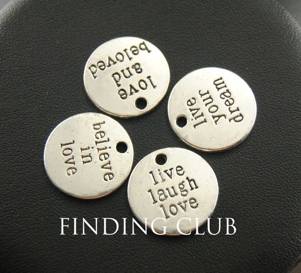 20pcs live your dreams inspiration words round tag charms alloy silver jewelry findings 20mm a707/a708/a709/a1264, Bronze;silver
20pcs live your dreams inspiration words round tag charms alloy silver jewelry findings 20mm a707/a708/a709/a1264, Bronze;silver