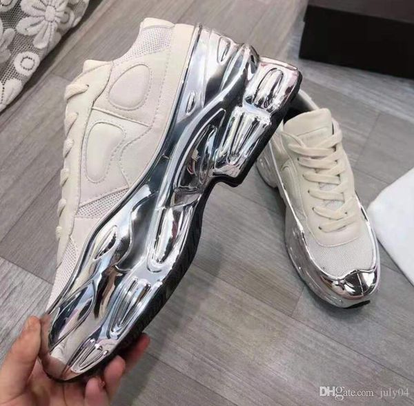 designer shoes raf simons oversized sneaker ozweego shoe men women luxury designer sneakers in silver metallic effect sole sport trainer f12, Black
designer shoes raf simons oversized sneaker ozweego shoe men women luxury designer sneakers in silver metallic effect sole sport trainer f12, Black