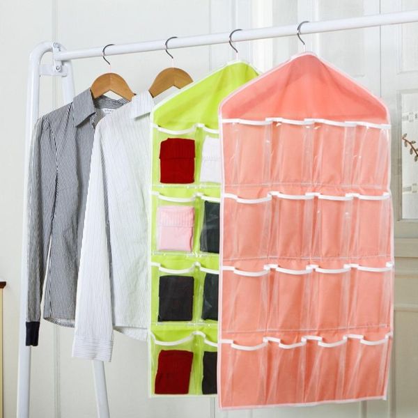 2019 fashion 16 wardrobe pockets hanging bag organizer for underwear bra socks saving space rack hanger storage bag
2019 fashion 16 wardrobe pockets hanging bag organizer for underwear bra socks saving space rack hanger storage bag