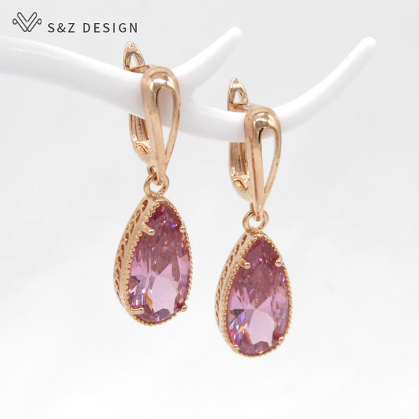 fashion- 2019 new long 585 rose gold color water drop zircon earrings korean for women fashion jewelry, Silver
fashion- 2019 new long 585 rose gold color water drop zircon earrings korean for women fashion jewelry, Silver
