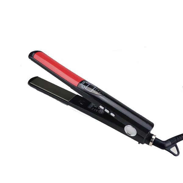 hair straightening iron titanium ceramic plates hair straighter flat iron professional styling tool, Black
hair straightening iron titanium ceramic plates hair straighter flat iron professional styling tool, Black