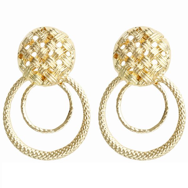 trendy fashion circle earrings simple metallic ornament earrings jewelry, Silver
trendy fashion circle earrings simple metallic ornament earrings jewelry, Silver