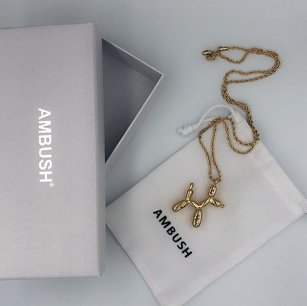 2020 ambush dog necklace hiphop style women men chain necklace jewelry ambush, Silver
2020 ambush dog necklace hiphop style women men chain necklace jewelry ambush, Silver