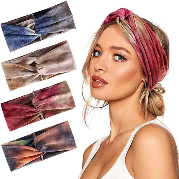 4pc elastic hair band ladies tie-dye cross hair band autumn and winter solid color wool knitted sports, Brown
4pc elastic hair band ladies tie-dye cross hair band autumn and winter solid color wool knitted sports, Brown