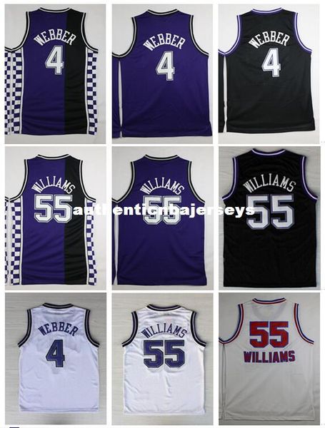 wholesale #55 williams jersey chris webber jersey black purple white retro retro basketball jersey ncaa college, Black;blue
wholesale #55 williams jersey chris webber jersey black purple white retro retro basketball jersey ncaa college, Black;blue