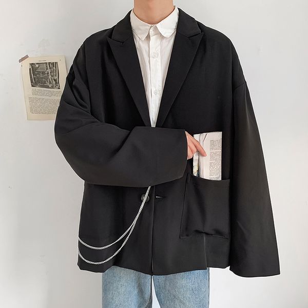2020 spring and autumn new korean men's youth popular solid color short suit fashion casual loose jacket coat black / khaki s-xl, White;black
2020 spring and autumn new korean men's youth popular solid color short suit fashion casual loose jacket coat black / khaki s-xl, White;black