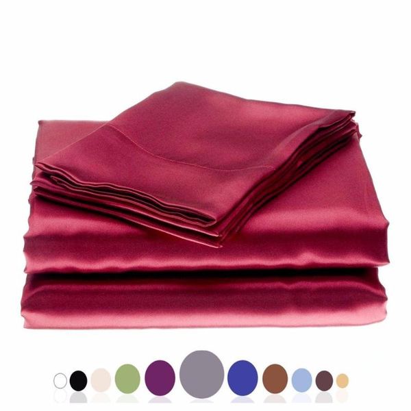 6 silky soft solid matte-satin bed sheet sets shiny-deep pocket
6 silky soft solid matte-satin bed sheet sets shiny-deep pocket