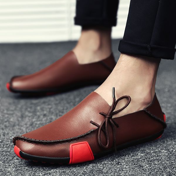 2019 new leather mens loafers fashion shoes handmade moccasins soft leather slip on men's boat shoe plus size 38~47, Black
2019 new leather mens loafers fashion shoes handmade moccasins soft leather slip on men's boat shoe plus size 38~47, Black