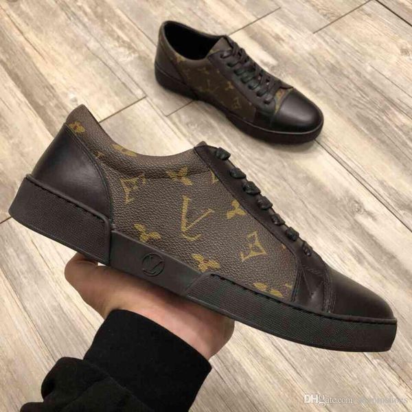 man low help casual speed coach shoes printed leather fashion classic race shoes platform shoes for men vacation ing, Black
man low help casual speed coach shoes printed leather fashion classic race shoes platform shoes for men vacation ing, Black