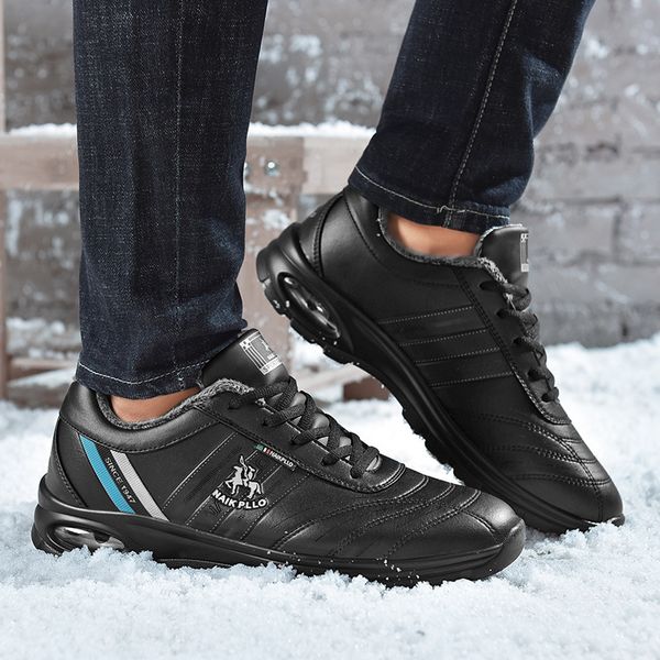 men's shoes autumn winter genuine leather men boots fashion warm winter boots non-slip male shoes comfortable size 39-44, Black
men's shoes autumn winter genuine leather men boots fashion warm winter boots non-slip male shoes comfortable size 39-44, Black