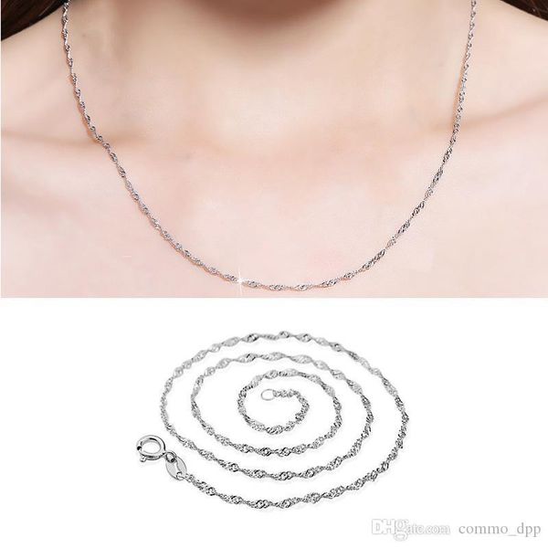 925 sterling silver smooth water wave chains women luxury choker necklaces fashion jewelry in bulk size 16 18 20 inches
925 sterling silver smooth water wave chains women luxury choker necklaces fashion jewelry in bulk size 16 18 20 inches
