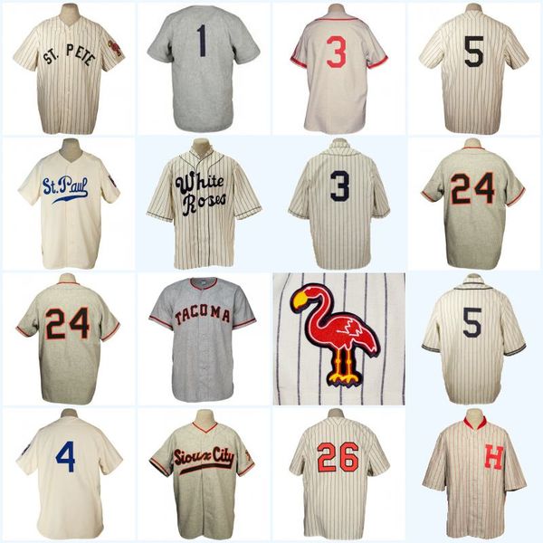 Sioux City Soos 1951 Road Jersey St. Paul Saints 1939 St. Petersburg Saints 1955 Tacoma 1960 York White Roses 1943 Baseball Jerseys
Sioux City Soos 1951 Road Jersey St. Paul Saints 1939 St. Petersburg Saints 1955 Tacoma 1960 York White Roses 1943 Baseball Jerseys