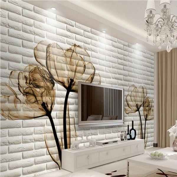 large fresco tulip 3d brick wall tv wall background nonwovens environmental wallpaper papel de parede para quarto
large fresco tulip 3d brick wall tv wall background nonwovens environmental wallpaper papel de parede para quarto