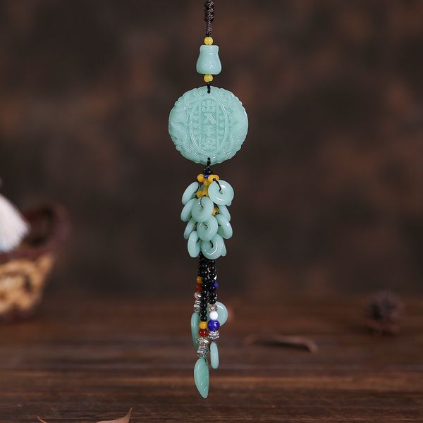 car rearview mirror hanging pendant interior decor accessories china style safety ornament 1pc
car rearview mirror hanging pendant interior decor accessories china style safety ornament 1pc