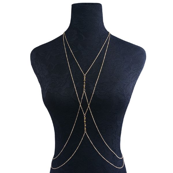 bohemia cross copper chain with acrylic beads pendant necklace body chest chain for women summer beach/party body bikini jewelry, Silver
bohemia cross copper chain with acrylic beads pendant necklace body chest chain for women summer beach/party body bikini jewelry, Silver