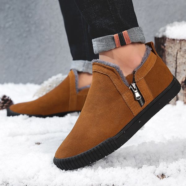 classic men ankle boots suede leather shoes men snow boots winter shoes plush keep warm fur man boot a4, Black
classic men ankle boots suede leather shoes men snow boots winter shoes plush keep warm fur man boot a4, Black
