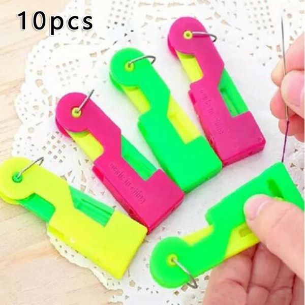 10pcs elderly use automatic easy sewing needle device threader thread guide tool new sewing needle threader thimble thread tool, Black
10pcs elderly use automatic easy sewing needle device threader thread guide tool new sewing needle threader thimble thread tool, Black