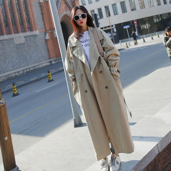 women loose trench coat new arrival fashion holiday comfortable professional ol temperament solid girls warm outdoor long trench, Tan;black
women loose trench coat new arrival fashion holiday comfortable professional ol temperament solid girls warm outdoor long trench, Tan;black