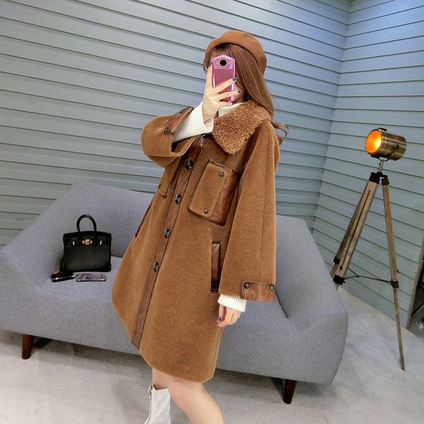 fur sheep shearling real winter coat korean wool jacket women clothes 2020 manteau femme bgs90870 yy2024, Black
fur sheep shearling real winter coat korean wool jacket women clothes 2020 manteau femme bgs90870 yy2024, Black