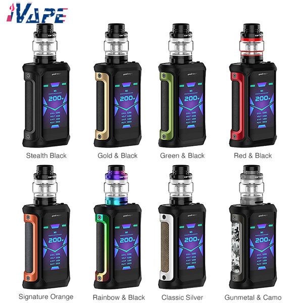 Оригинал GeekVape Aegis X Kit 200W VW TC Mod с Cerberus Tank 5.5ml Работает на Модернизированный AS 2.0 Chipset Водонепроницаемый дизайн
Оригинал GeekVape Aegis X Kit 200W VW TC Mod с Cerberus Tank 5.5ml Работает на Модернизированный AS 2.0 Chipset Водонепроницаемый дизайн