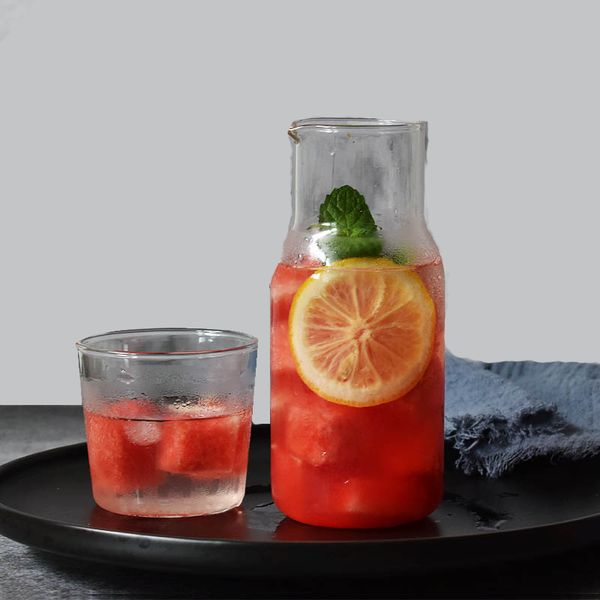 creative japanese style juice coffee cup transparent heat-resistant glass water bottle (a pot of a cup
creative japanese style juice coffee cup transparent heat-resistant glass water bottle (a pot of a cup