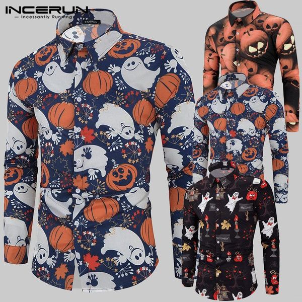 incerun western halloween print men long sleeve lapel dress shirt fashion casual joker funny comfort button mens blouse, White;black
incerun western halloween print men long sleeve lapel dress shirt fashion casual joker funny comfort button mens blouse, White;black