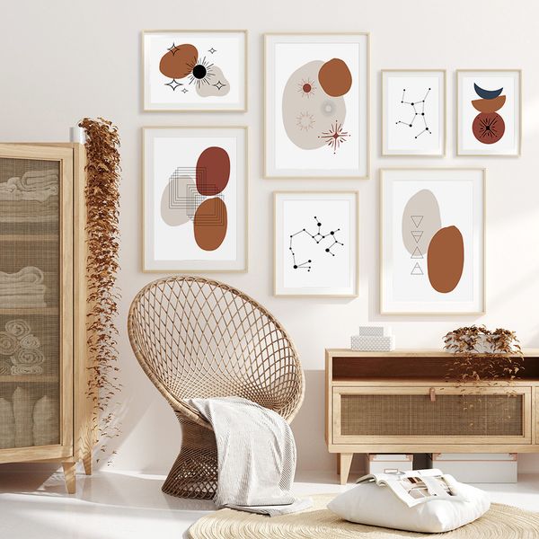 poster abstract geometric pattern constellation canvas painting grey and brown wall art print for living room home decoration
poster abstract geometric pattern constellation canvas painting grey and brown wall art print for living room home decoration