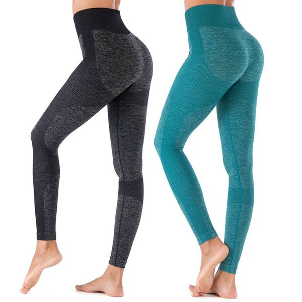 women casual seamless leggings lady high waist gym fitness push up scrunch buleggings color splicing sport pants, Black
women casual seamless leggings lady high waist gym fitness push up scrunch buleggings color splicing sport pants, Black