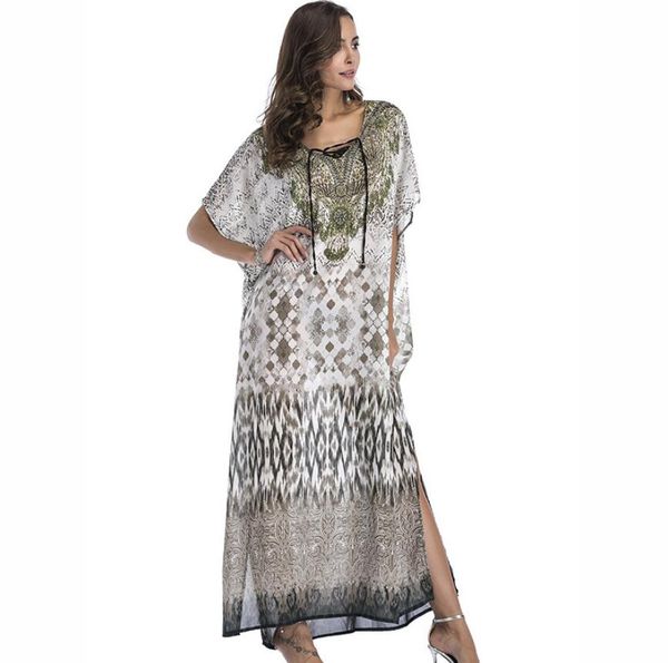 2019 spring fashion chiffon sandy beach outer garment positioning printing big code drill women's wear dress dresses women's cloth, Black;gray
2019 spring fashion chiffon sandy beach outer garment positioning printing big code drill women's wear dress dresses women's cloth, Black;gray