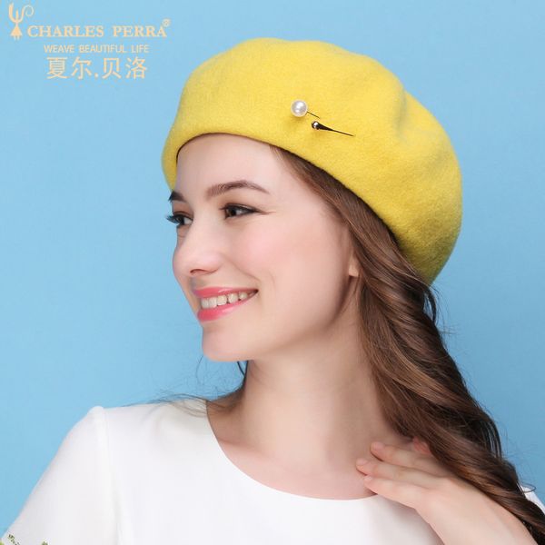 charles perra brand spring autumn lady berets new 2019 women wool hats warm fedoras casual elegant fashion beret hat 9529, Blue;gray
charles perra brand spring autumn lady berets new 2019 women wool hats warm fedoras casual elegant fashion beret hat 9529, Blue;gray