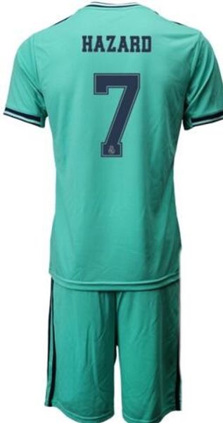 2019 men home 3rd Away 7 hazard 10 ModriC 11 BALE 9 Benzema 8 KROOS 12 MARCELO Customized Soccer Jersey With Short, Custom Soccer Set Shirts
2019 men home 3rd Away 7 hazard 10 ModriC 11 BALE 9 Benzema 8 KROOS 12 MARCELO Customized Soccer Jersey With Short, Custom Soccer Set Shirts