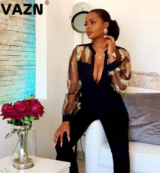 vazn v-neck new design office night club elegant lady jumpsuit long sleeve long pant jumpsuits wind rompers, Black;white
vazn v-neck new design office night club elegant lady jumpsuit long sleeve long pant jumpsuits wind rompers, Black;white