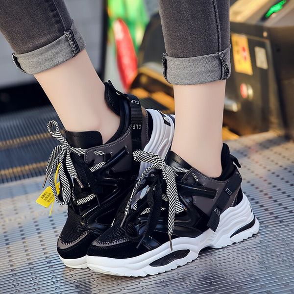 kanye west new platform men casual shoes 2019 ins trends woman sneakers height increasing sports shoes light chaussures femme, Black
kanye west new platform men casual shoes 2019 ins trends woman sneakers height increasing sports shoes light chaussures femme, Black