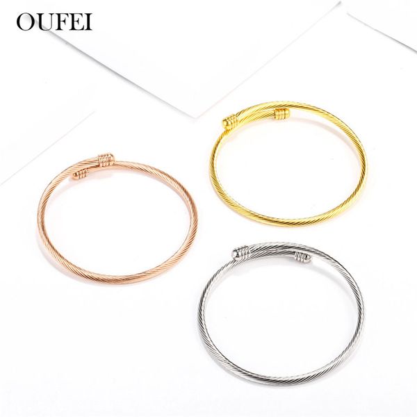 oufei bangles stainless steel bracelets for women jewelry accessories rose gold simple elegance fashion jewelry bracelets, Black
oufei bangles stainless steel bracelets for women jewelry accessories rose gold simple elegance fashion jewelry bracelets, Black
