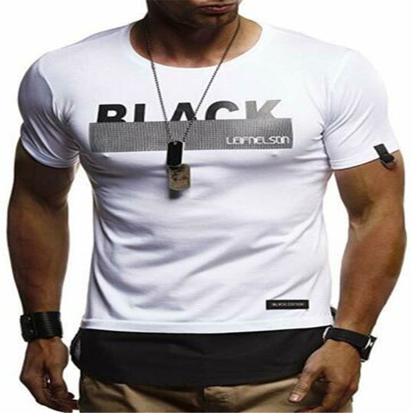 au men gym tight t-shirt short sleeve slim fit round neck casual fitness, White;black
au men gym tight t-shirt short sleeve slim fit round neck casual fitness, White;black