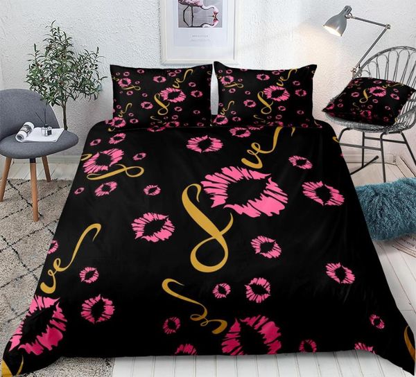 lips bedding set kisses bed linen red lips duvet cover set girls women home textile black bedding microfiber bedclothes
lips bedding set kisses bed linen red lips duvet cover set girls women home textile black bedding microfiber bedclothes