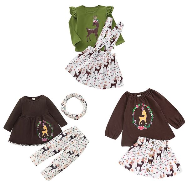 новое рождество дети baby girl костюмы одежда футболки топы + цветочные юбка set, White
новое рождество дети baby girl костюмы одежда футболки топы + цветочные юбка set, White