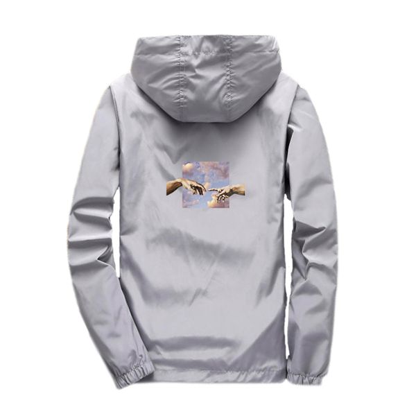 michelangelo jacket 2020 autumn mens hooded jackets slim fit homme trendy windbreaker coat brand clothing drop shipping, Black;brown 
michelangelo jacket 2020 autumn mens hooded jackets slim fit homme trendy windbreaker coat brand clothing drop shipping, Black;brown