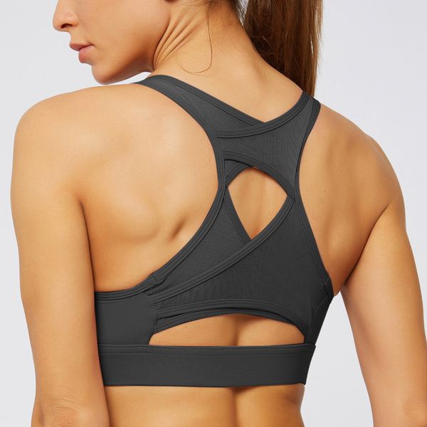 gym clothing sports bra push up women backless fitness yoga padded athletic quick-drying training, White;black
gym clothing sports bra push up women backless fitness yoga padded athletic quick-drying training, White;black