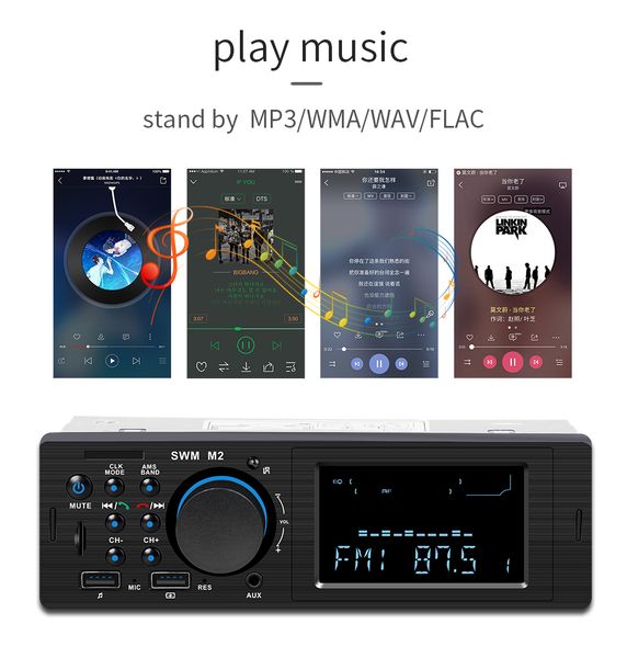 1din swm m2 car stereo mp3 music player fm music radio bluetooth 4.0 tf aux dual usb charging for / android head unit
1din swm m2 car stereo mp3 music player fm music radio bluetooth 4.0 tf aux dual usb charging for / android head unit